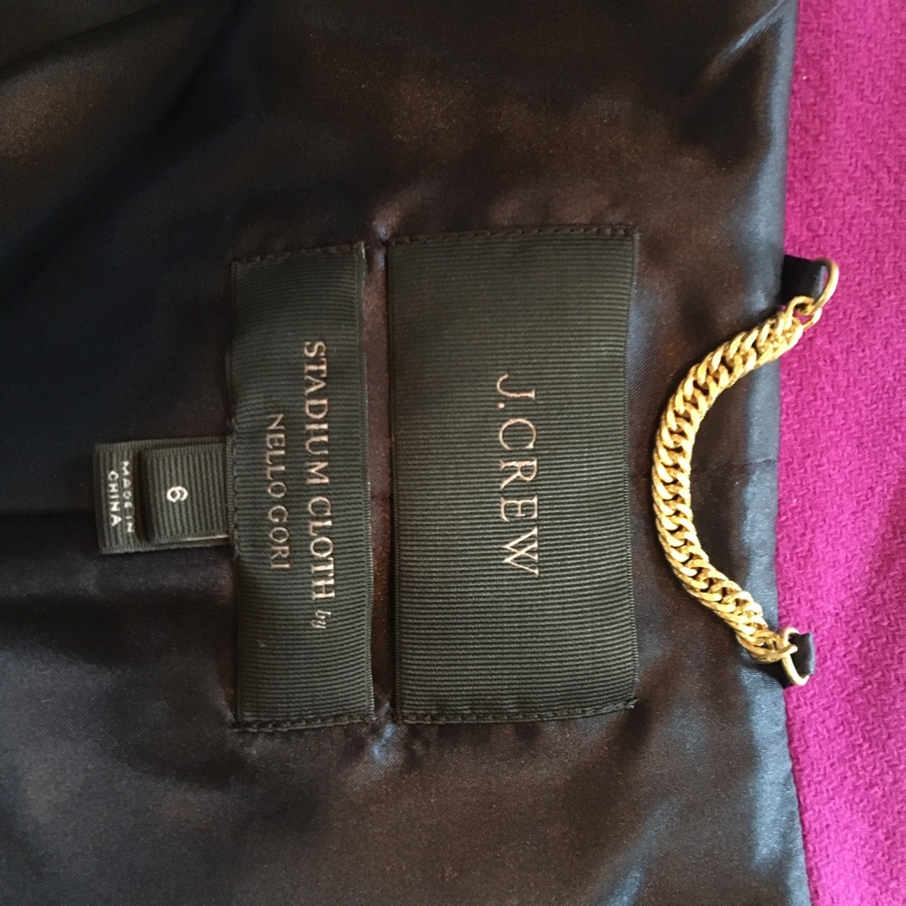 J Crew Stadium Cloth Coat Size 6 - Picture 5 of 6